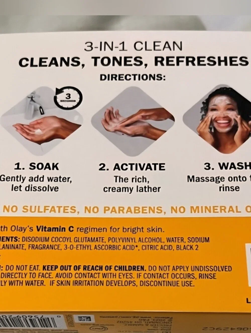 New Olay Cleansing 32 ct